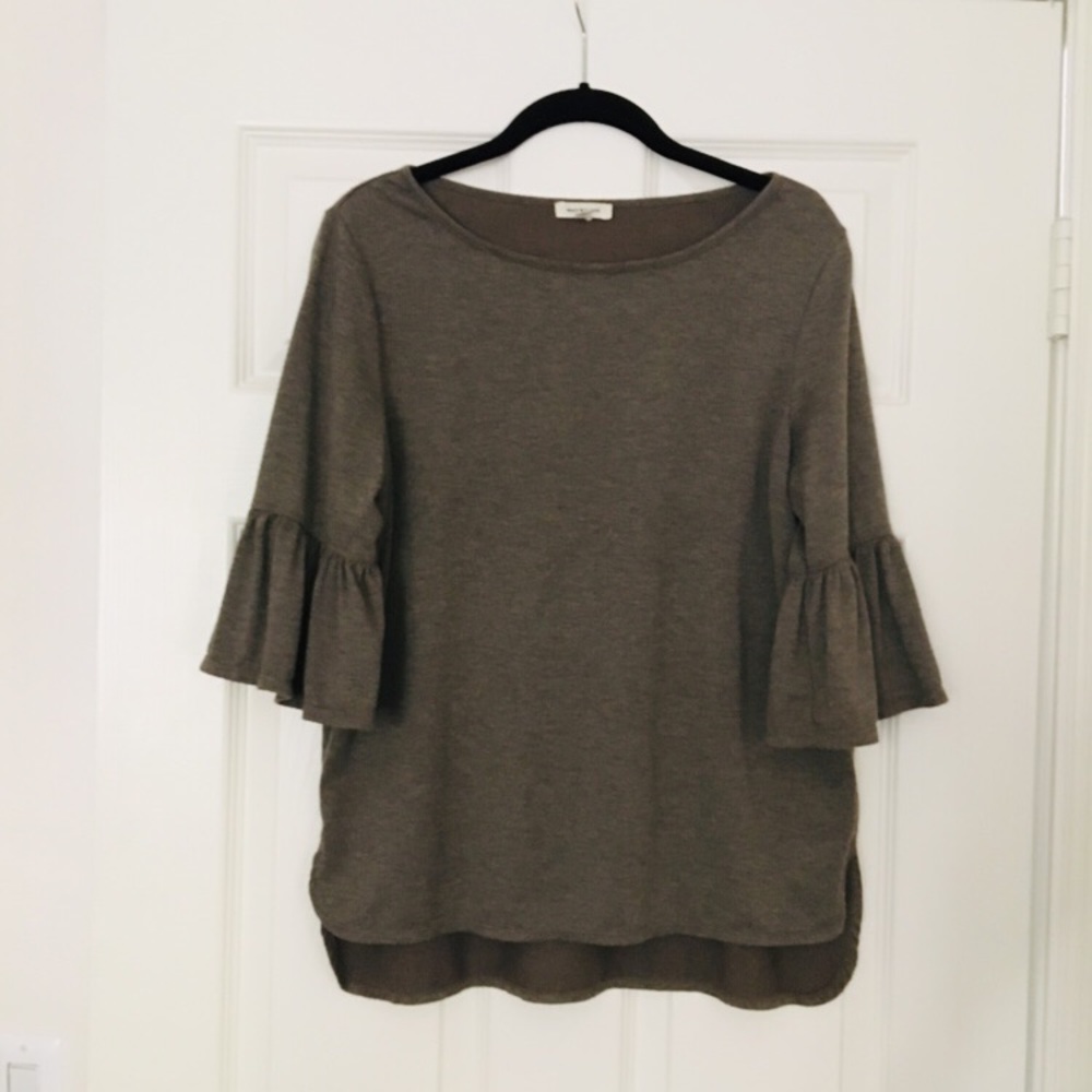 Max Studio Bell Sleeve Top
